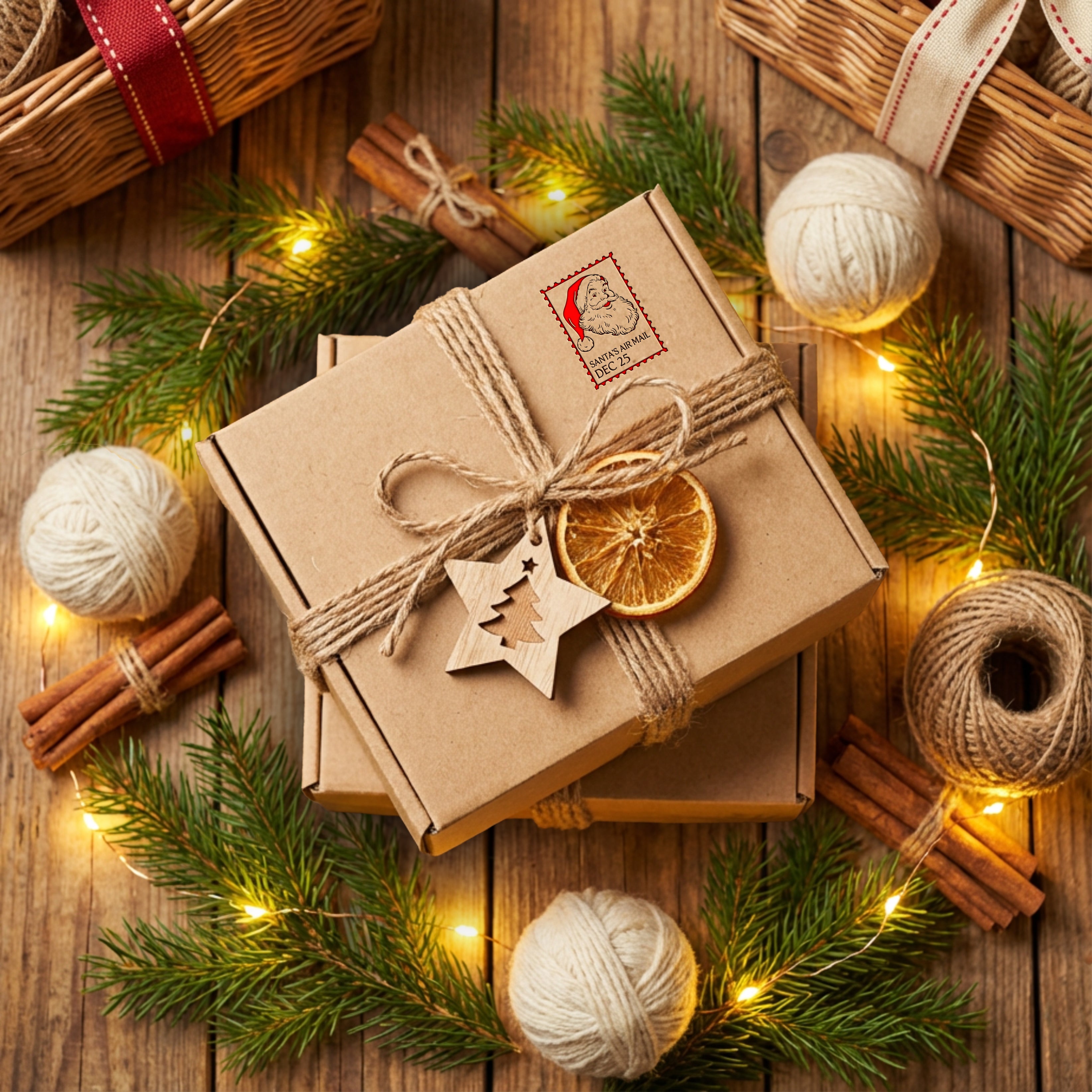 Christmas Stamp - Santa's Air Mail Dec 25