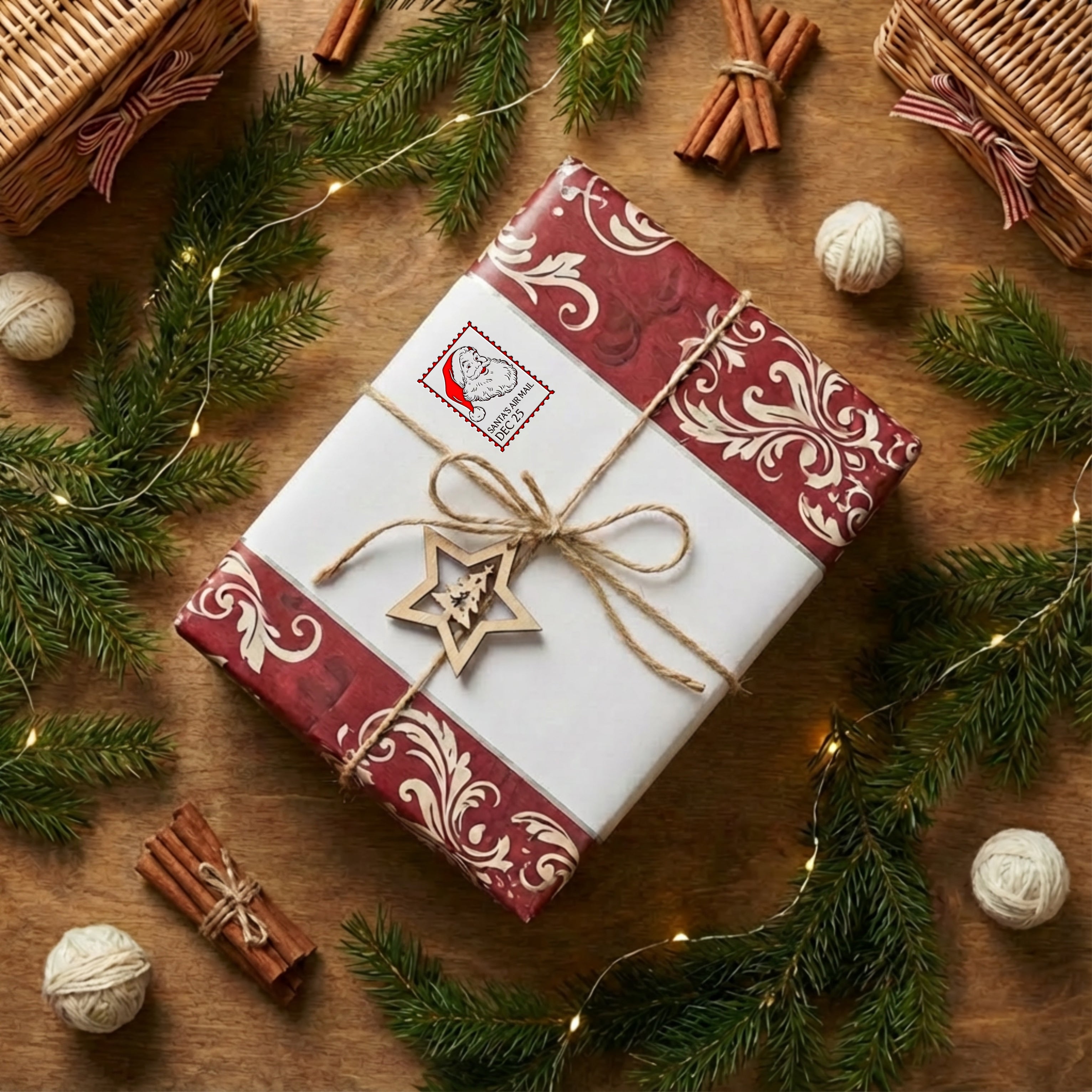 Christmas Stamp - Santa's Air Mail Dec 25